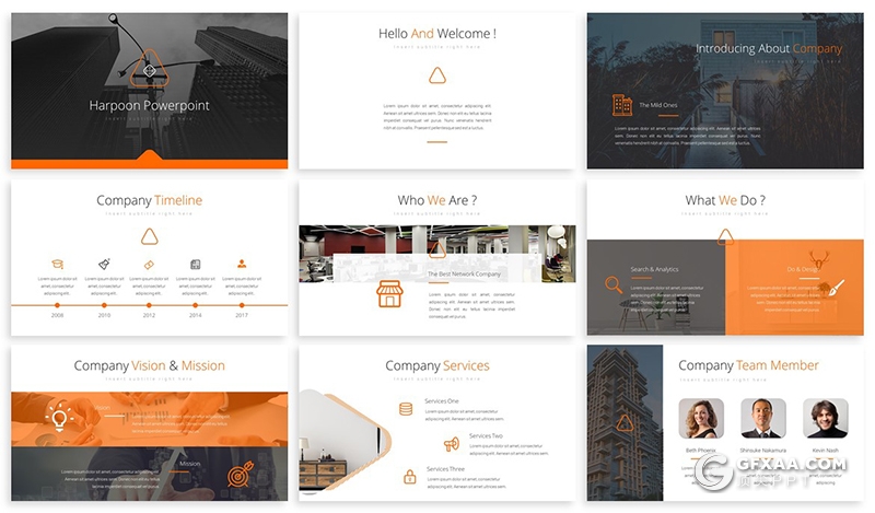 30页商务团队介绍工作汇报新年计划keynote模板 3种配色2种尺寸 - 顶尖PPT