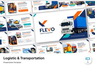 物流运输主题演讲keynote模板 - 顶尖PPT