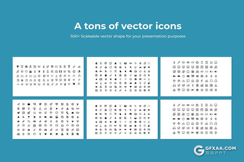 41页渐变色扁平化简约时尚风格keynote模板 - 顶尖PPT