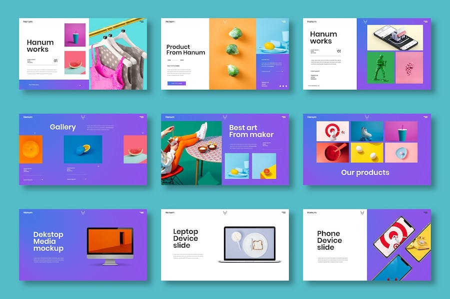 时尚现代商务企业品牌形象推广PPT模板 - 顶尖PPT