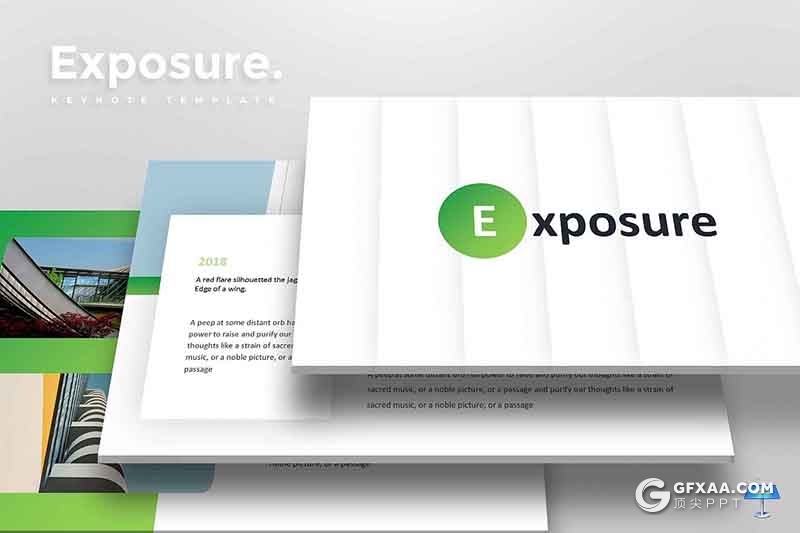 30页国外风格企业介绍工作汇报计划keynote模板 5种主题配色 - 顶尖PPT