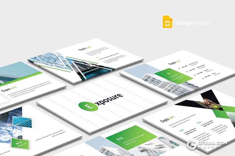 30页国外风格企业介绍工作汇报计划Google slides模板 5种主题配色 - 顶尖PPT