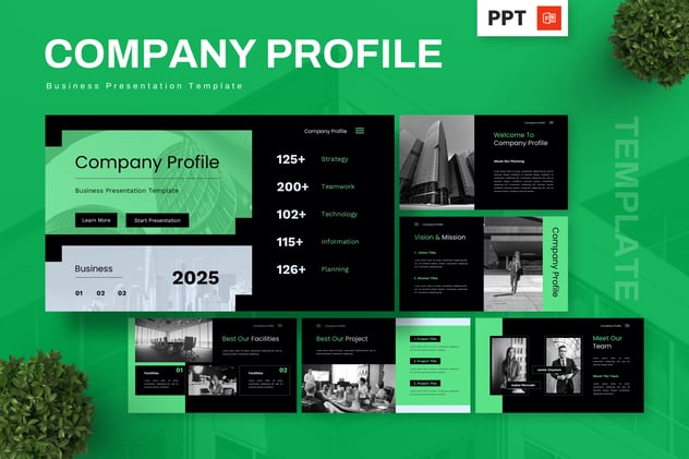 企业公司简介品牌宣传商务方案PPT模板 - 顶尖PPT