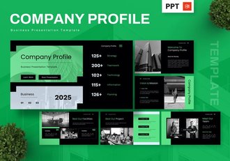 企业公司简介品牌宣传商务方案PPT模板 - 顶尖PPT