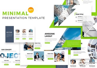 101页简约风格欧美商务多用途PPT模板 - 顶尖PPT