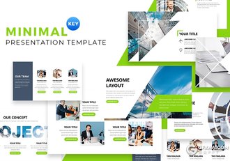 101页简约风格欧美商务多用途keynote模板 - 顶尖PPT