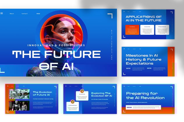 人工智能PowerPoint模板 - 顶尖PPT