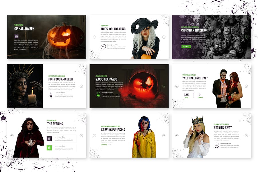 恶搞鬼屋探险活动策划PPT模板 - 顶尖PPT