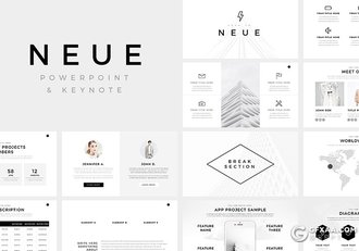 110页简约文艺唯美风格keynote多个国家地图图标key模板 - 顶尖PPT