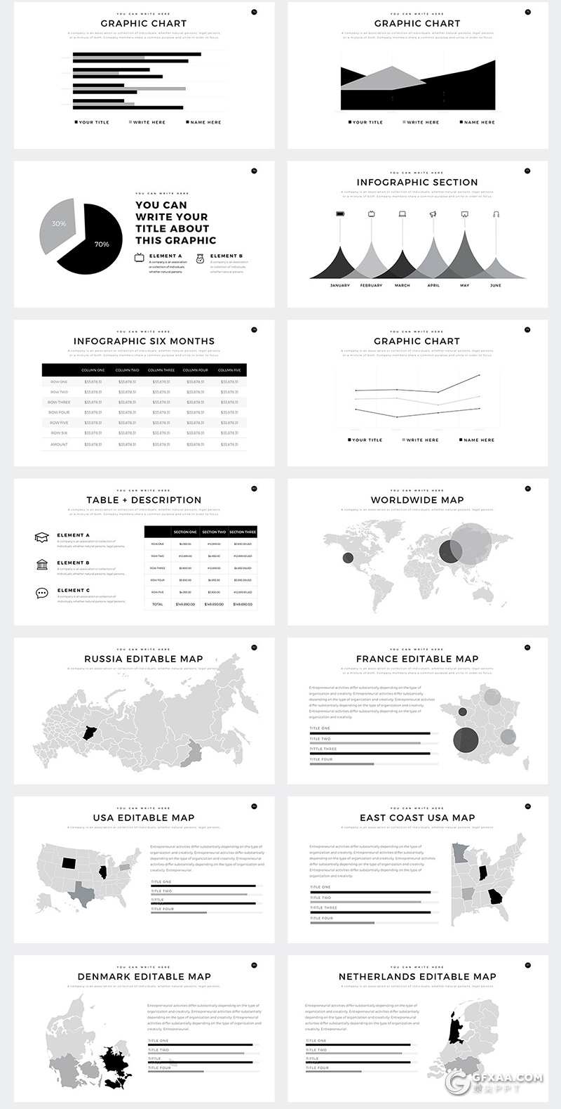 110页简约文艺唯美风格keynote多个国家地图图标key模板 - 顶尖PPT