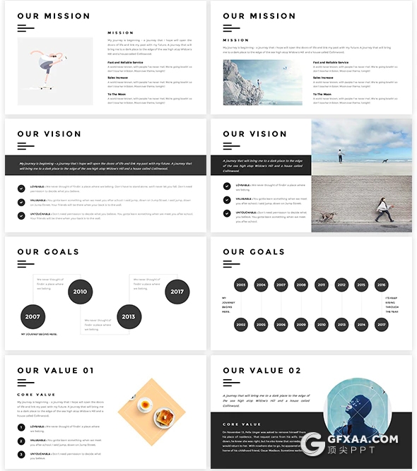 105页国外简约商务多用途PPT模板 - 顶尖PPT