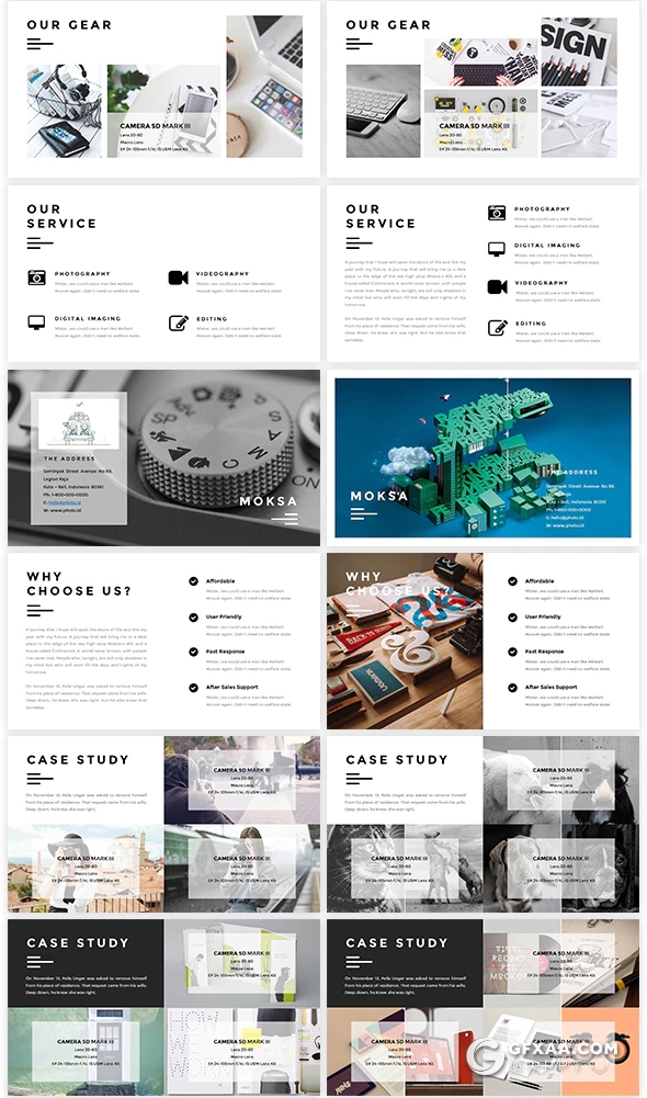 105页国外简约商务多用途PPT模板 - 顶尖PPT