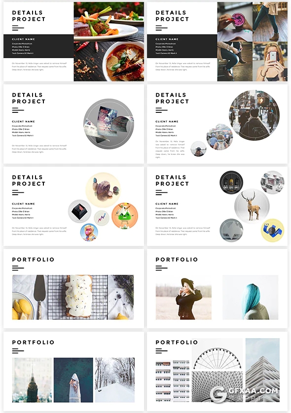 105页国外简约商务多用途PPT模板 - 顶尖PPT