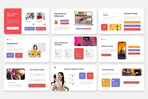 品牌网红营销推广方案PPT演示模板 - 顶尖PPT