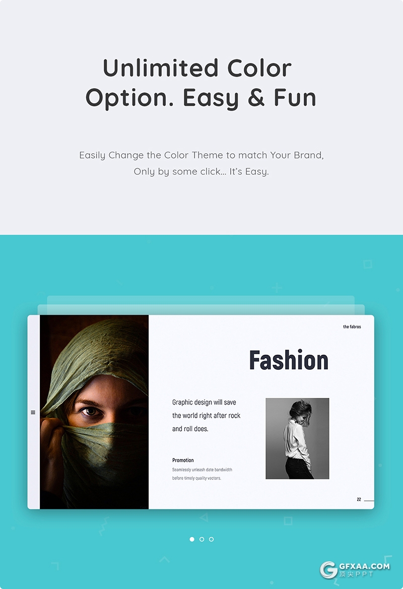 97页简约时尚风格国外商务汇报团队介绍ppt模板 - 顶尖PPT