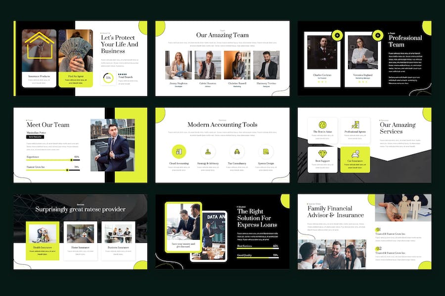 财务顾问投资理财PPT模板 - 顶尖PPT