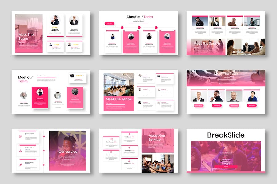 商务会议企业介绍项目合作通义PPT模板 - 顶尖PPT