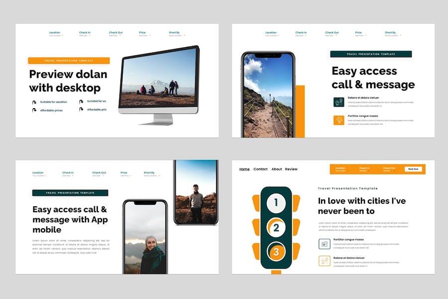 专业多用途旅游行业Keynote演示模板 - 顶尖PPT