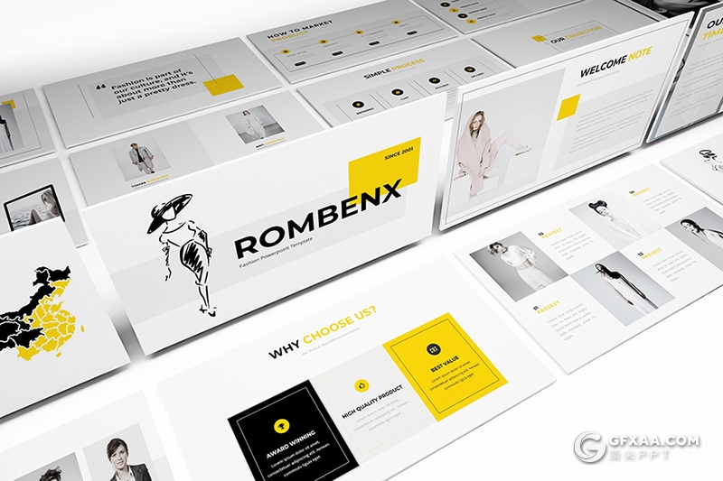 81页简约时尚风格欧美高端keynote模板 16:9和4:3两种尺寸 - 顶尖PPT