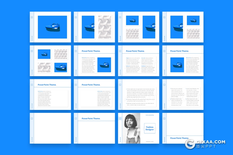 32页4:3尺寸扁平化简约风格keynote模板 - 顶尖PPT