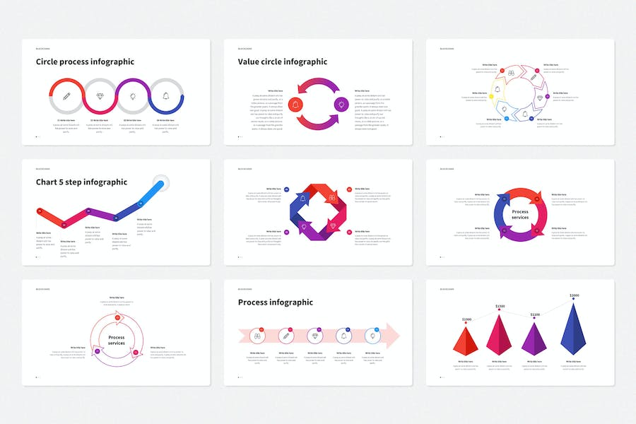 区块链技术介绍展示数据分析keynote模板 - 顶尖PPT