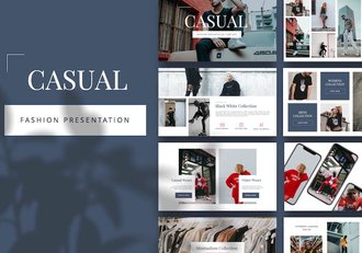 休闲时尚主题keynote模板 - 顶尖PPT