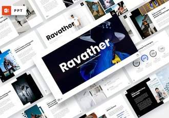 男士时尚品牌介绍服装展示PPT模板 - 顶尖PPT