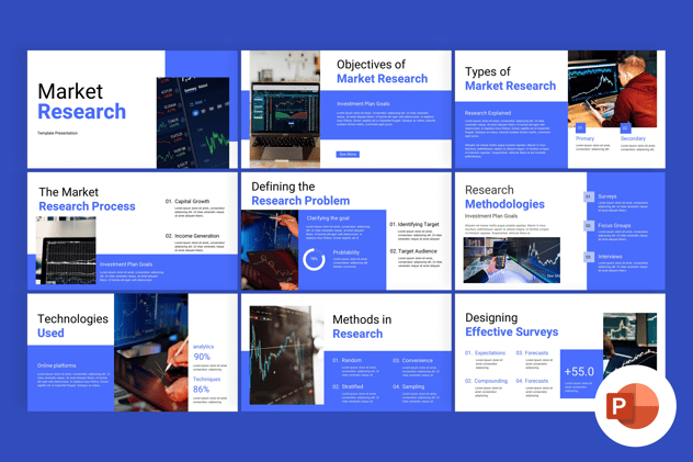 市场研究竞争分析报告PPT模板 - 顶尖PPT