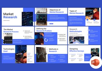 市场研究竞争分析报告PPT模板 - 顶尖PPT