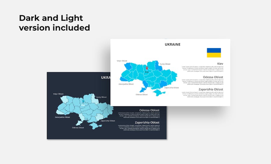 欧洲各个国家地图keynote模板 - 顶尖PPT