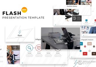 32页5种配色欧美商务风格企业团队介绍展示ppt模板 - 顶尖PPT