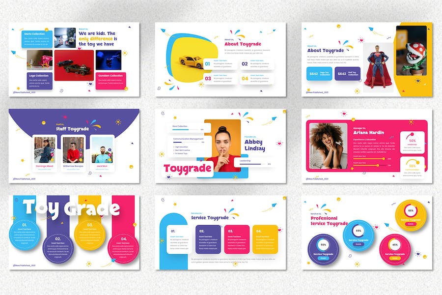 儿童玩具PPT模板 - 顶尖PPT