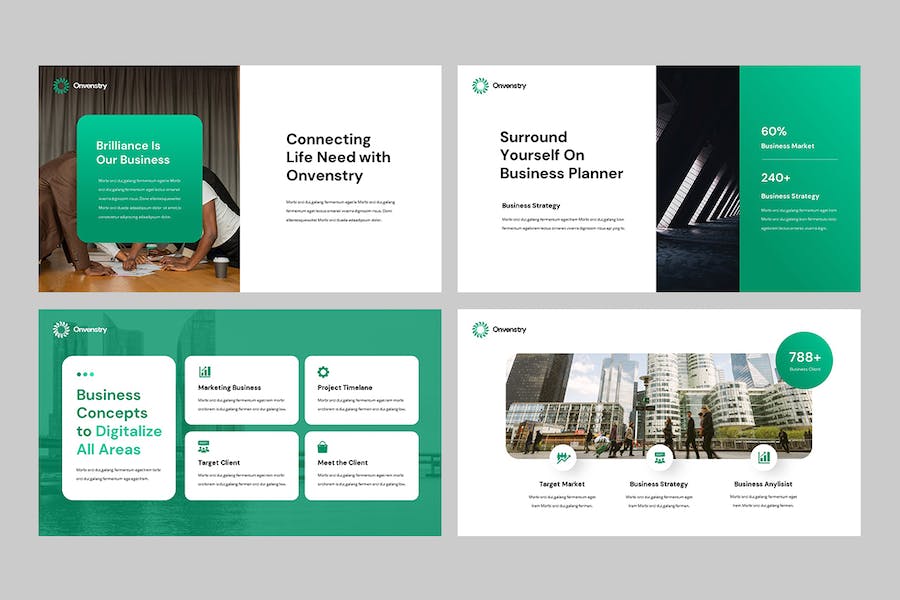 现代融资路演讲述方案Keynote模板 - 顶尖PPT