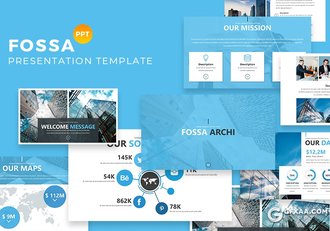 30页3种主题配色企业团队介绍工作汇报PPT模板 16:9和4:3两种尺寸 - 顶尖PPT