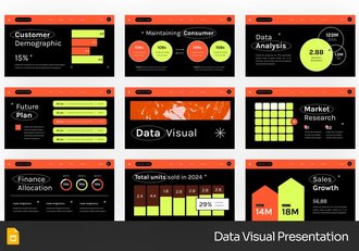 数据可视化分析展示PPT模板 - 顶尖PPT