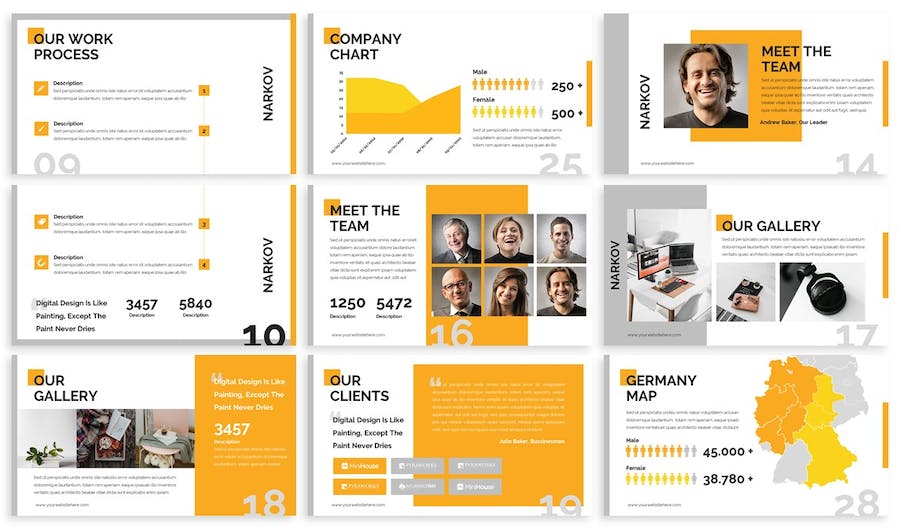 极简主义风格商务展示Keynote模板 - 顶尖PPT