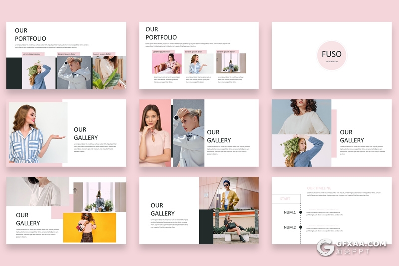 35页极简时尚杂志风格PPT模板 - 顶尖PPT