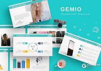 30页国外工作总结汇报团队企业介绍通用ppt模板 5种主题配色 - 顶尖PPT