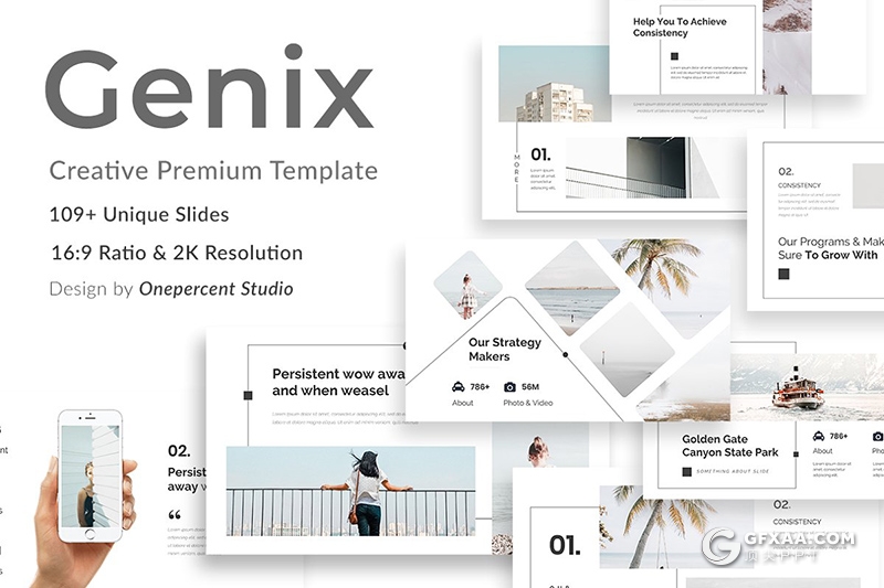 109页国外简约时尚商务通用PPT模板 创意商务图形卡通人物PPT模板 - 顶尖PPT