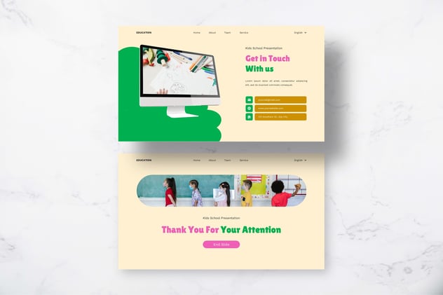 教育儿童学校PPT模板 - 顶尖PPT