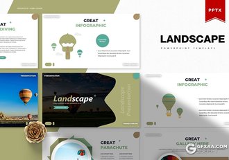 30页旅游度假热气球游玩分析统计PPT模板5种主题配色 - 顶尖PPT