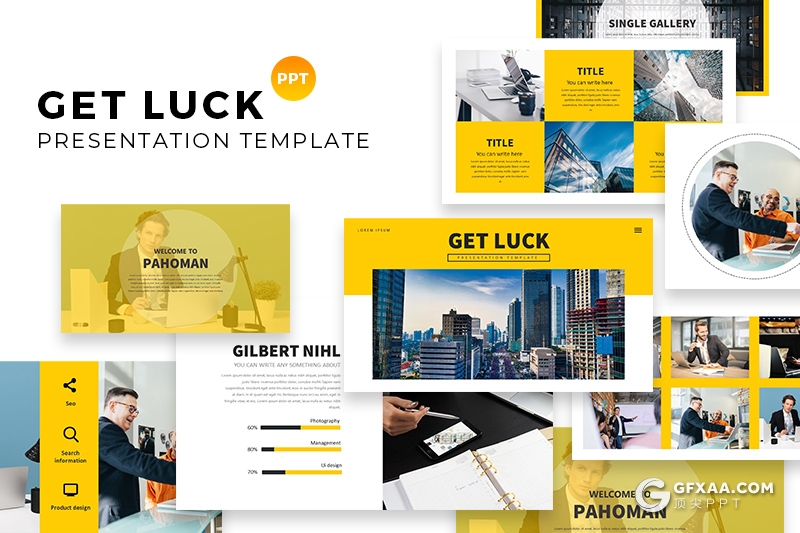 35页扁平化简约商务多用途PPT模板 - 顶尖PPT