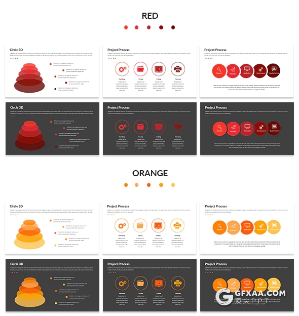 53页商务图形设计数据分析统计国外高端keynote模板 - 顶尖PPT