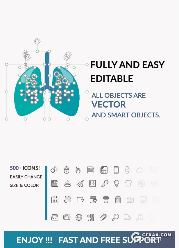 45页医学研究医学报告工作分析PPT模板10种主题配色16:9 4:3 A4三种尺寸PPT模板 - 顶尖PPT