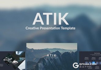 86页国外暗色系摄影风景图片展示商务多用途PPT 16:9 4:3两种尺寸 - 顶尖PPT