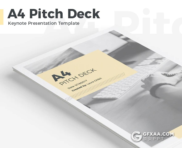 58页A4竖版尺寸图文信息混排商务keynote模板 6种主题配色 - 顶尖PPT