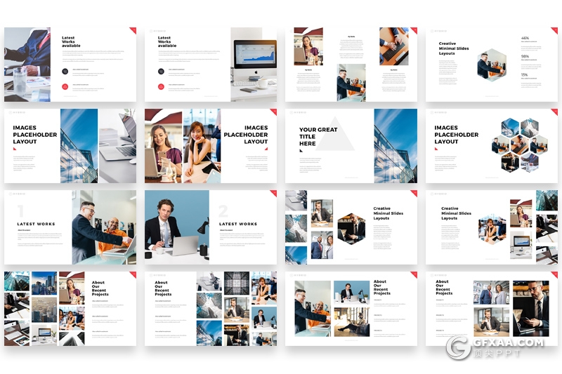 120页极简商务风格PPT模板 世界各国地图创意图形icon图标ppt素材 - 顶尖PPT