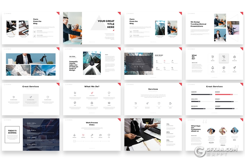 120页极简商务风格PPT模板 世界各国地图创意图形icon图标ppt素材 - 顶尖PPT