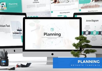 企业项目发展战略规划管理Keynote模板 - 顶尖PPT