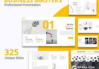 325页欧美大型商务简约PPT模板 商务图形设计ppt模板 - 顶尖PPT